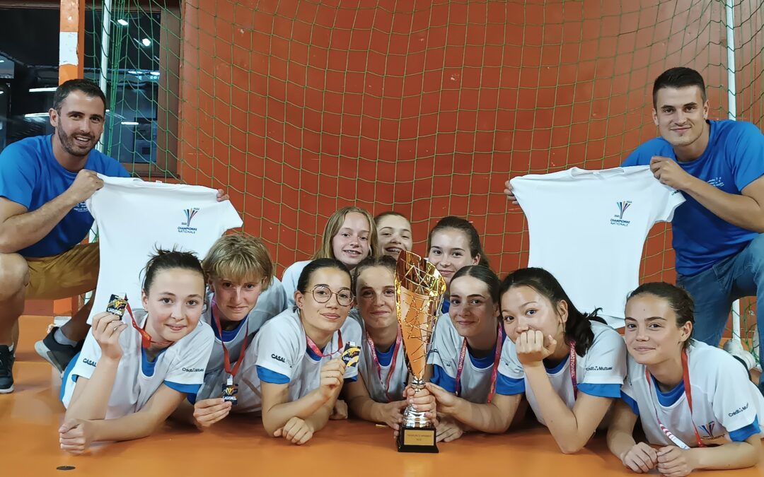 L’équipe minimes filles de Trisports du collège Ste Marie est championne de France UGSEL !!!