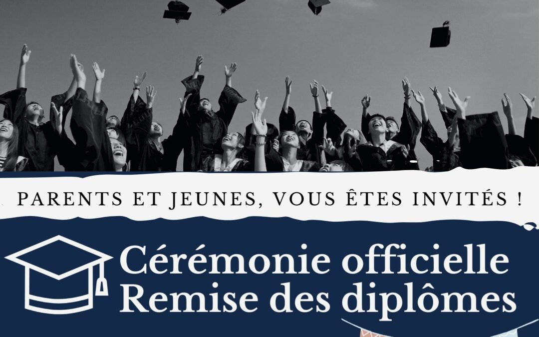 Cérémonie officielle de remise des diplômes