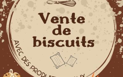 Vente de biscuits